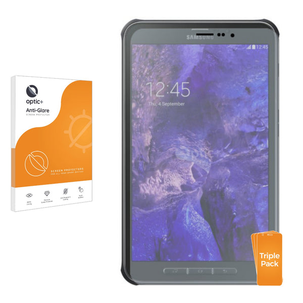 3pk Optic+ Anti-Glare Screen Protectors for Samsung Galaxy Tab Active SM-T365