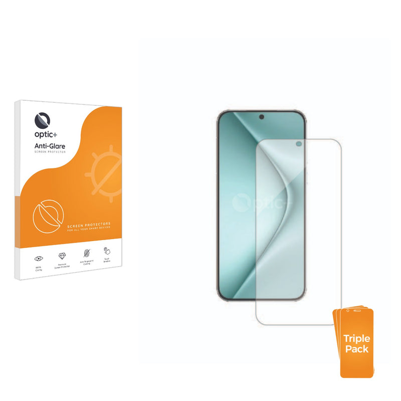 3pk Optic+ Anti-Glare Screen Protectors for Huawei Pura 70