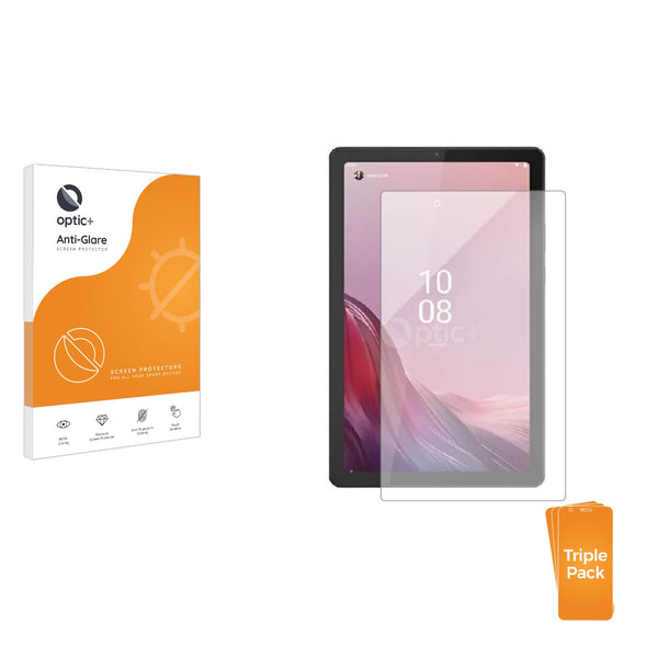 3pk Optic+ Anti-Glare Screen Protectors for Lenovo Tab M9