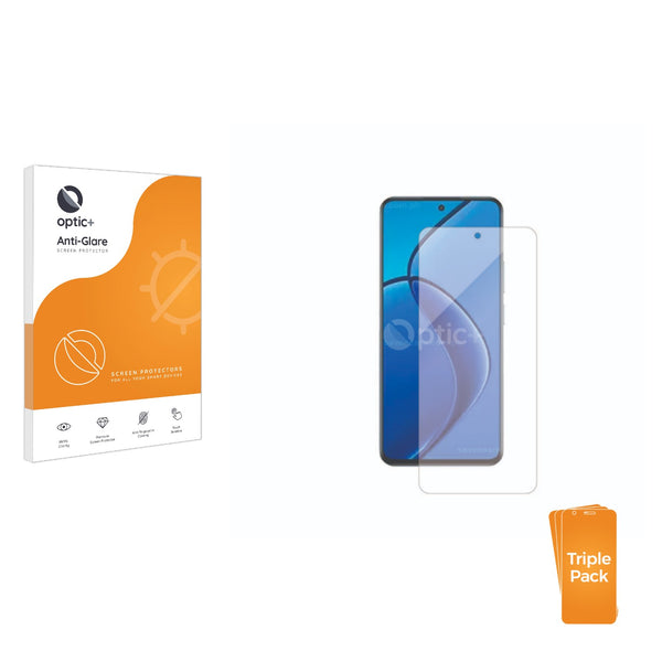 3-pack of Anti-Glare Screen Protectors for realme 12 4G