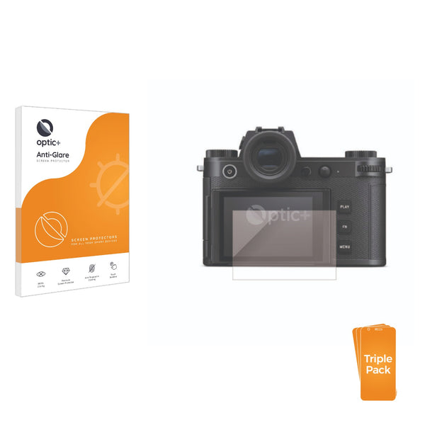 3pk Optic+ Anti-Glare Screen Protectors for Leica SL3