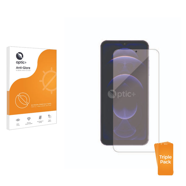 3pk Optic+ Anti-Glare Screen Protectors for Hotwav Note 13