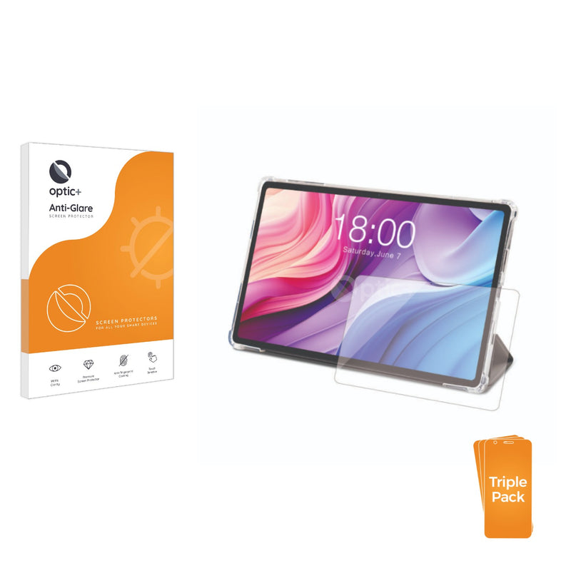 3pk Optic+ Anti-Glare Screen Protectors for Teclast T40HD