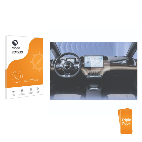 3pk Optic+ Anti-Glare Screen Protectors for BYD Seagull 2024