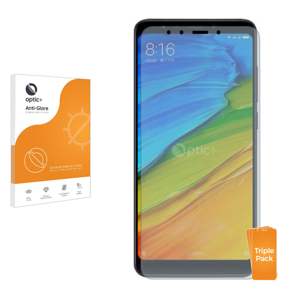 3pk Optic+ Anti-Glare Screen Protectors for Xiaomi Mi A2