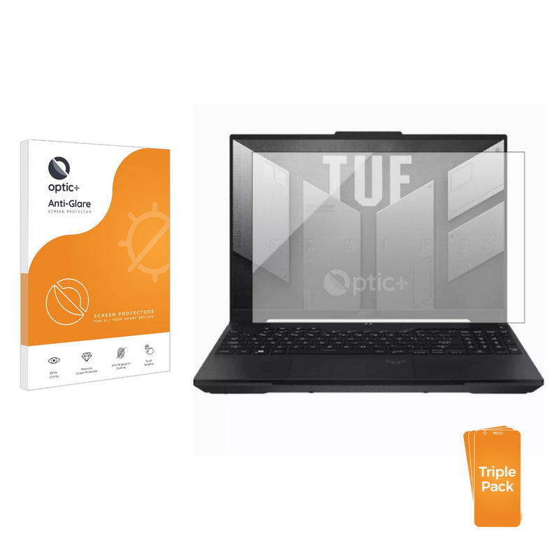 3pk Optic+ Anti-Glare Screen Protectors for ASUS TUF Gaming A16