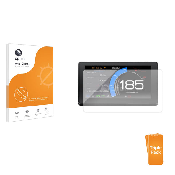 3-pack of Anti-Glare Screen Protectors for Zontes 350E