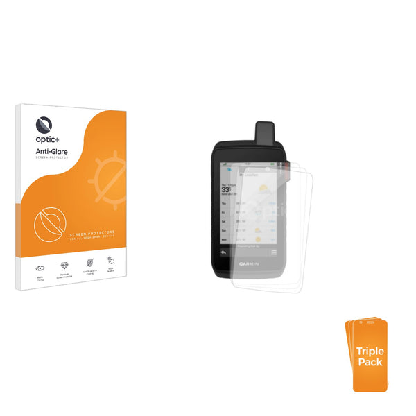 3-pack of Anti-Glare Screen Protectors for Garmin Montana 760i