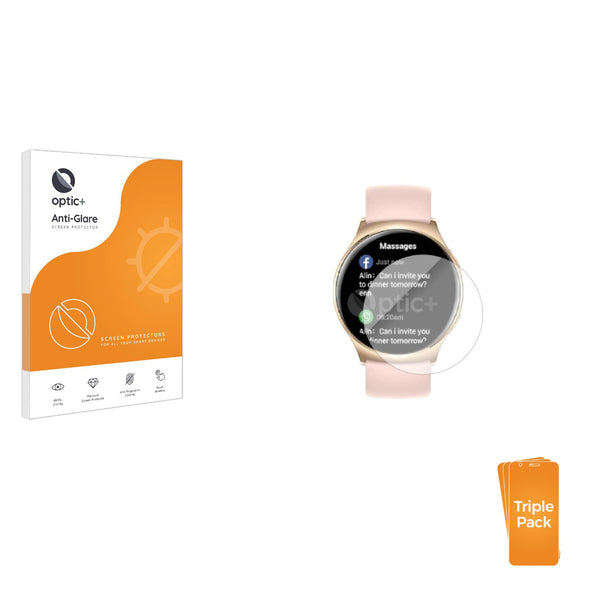 3-pack of Anti-Glare Screen Protectors for Iaret Smartwatch 1.43"