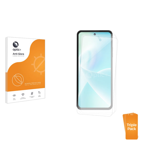 3-pack of Anti-Glare Screen Protectors for Hotwav Note 12 EF