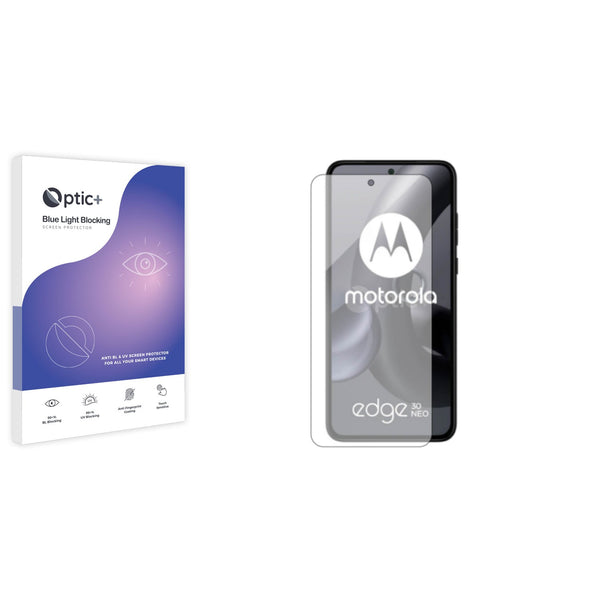 Optic+ Blue Light Blocking Screen Protector for Motorola Edge 30 Neo