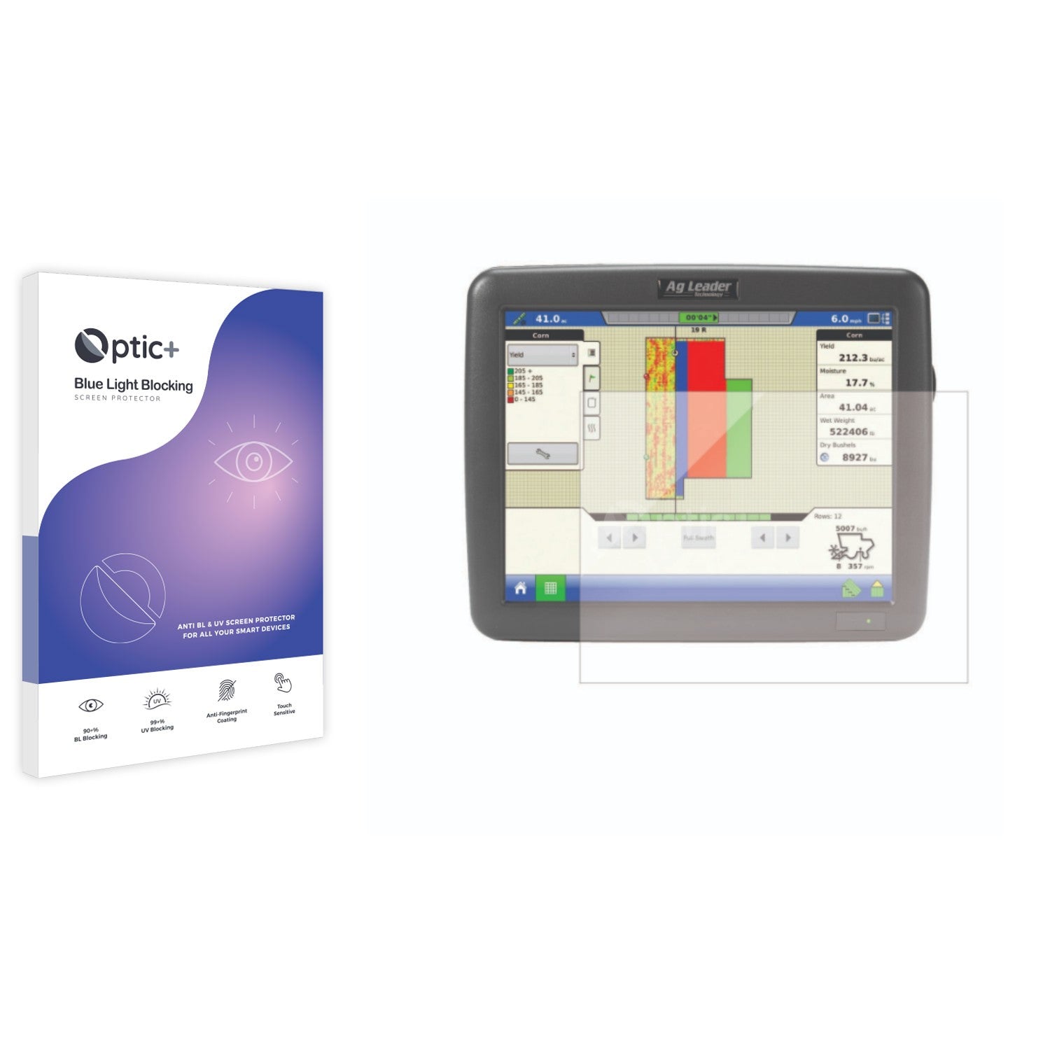 Optic+ Blue Light Blocking Screen Protector for Ag Leader Integra ...