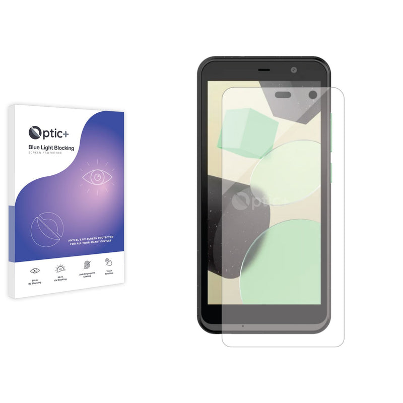 Optic+ Blue Light Blocking Screen Protector for MobiWire Smart Green