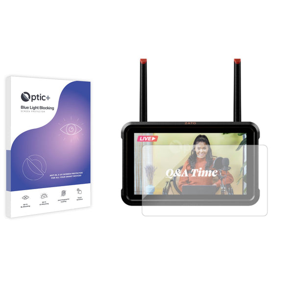 Optic+ Blue Light Blocking Screen Protector for Atomos Zato Connect