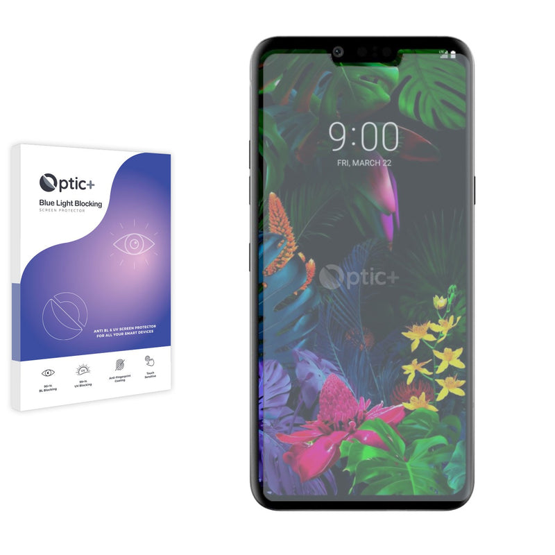 Optic+ Blue Light Blocking Screen Protector for LG G8 ThinQ