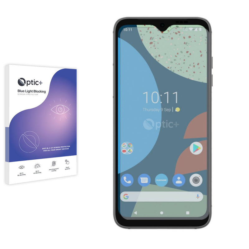 Optic+ Blue Light Blocking Screen Protector for Fairphone 4