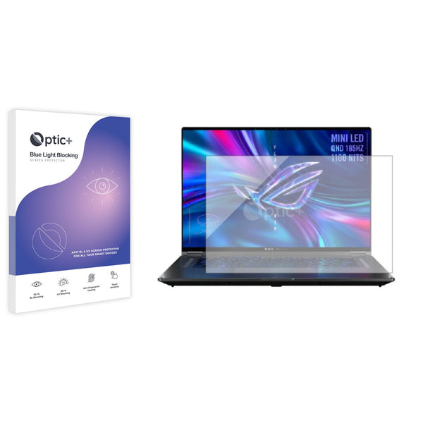 Optic+ Blue Light Blocking Screen Protector for Asus ROG Flow X16