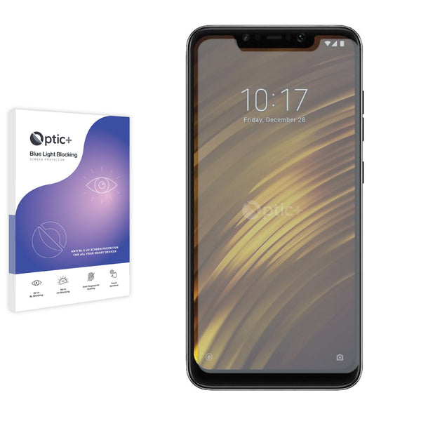 Optic+ Blue Light Blocking Screen Protector for Xiaomi Pocophone F1