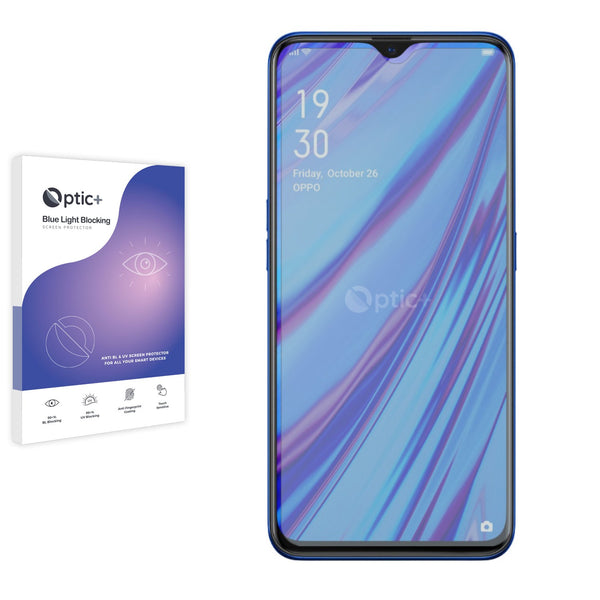 Optic+ Blue Light Blocking Screen Protector for Oppo A9 2020