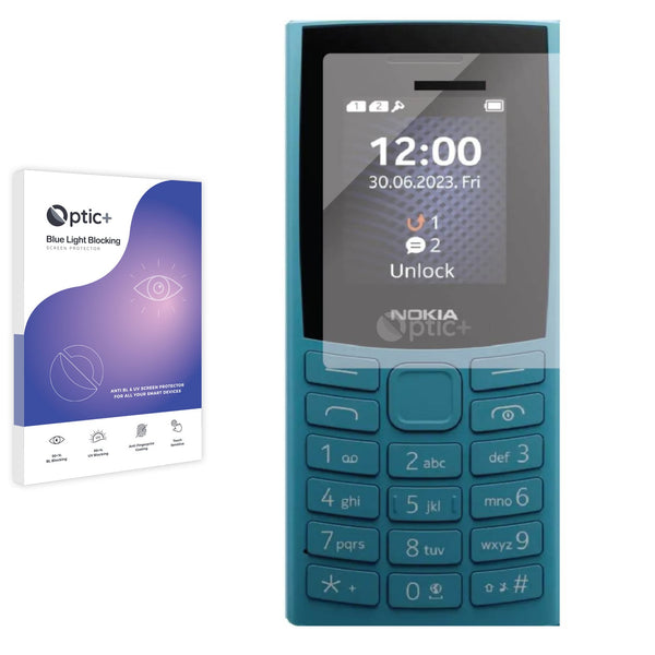 Optic+ Blue Light Blocking Screen Protector for Nokia 106 (2023)