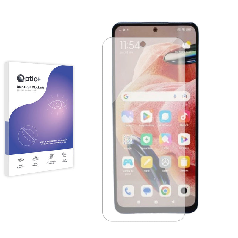 Optic+ Blue Light Blocking Screen Protector for Xiaomi Redmi Note 12 Pro 4G