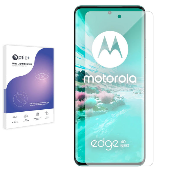 Optic+ Blue Light Blocking Screen Protector for Motorola Edge 40 Neo