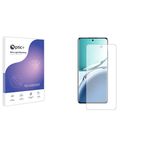 Blue Light Blocking Screen Protector for Oppo A3 (2024).