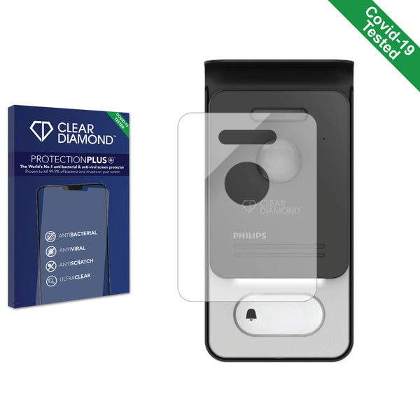 Clear Diamond Anti-viral Screen Protector for Philips WelcomeEye Compact