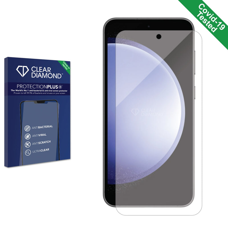 Clear Diamond Anti-viral Screen Protector for Samsung Galaxy S23 FE