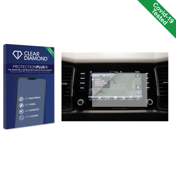 Clear Diamond Anti-viral Screen Protector for Skoda Kodiaq Laurin & Klement 2020