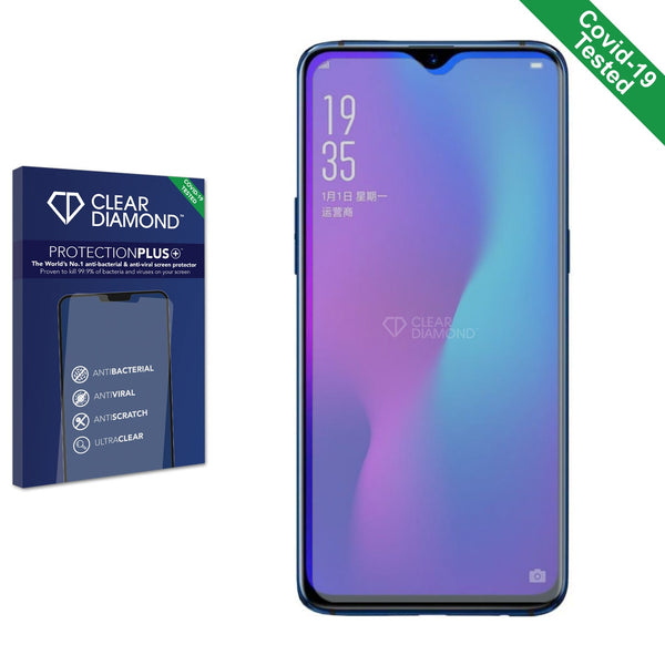 Clear Diamond Anti-viral Screen Protector for Oppo R17