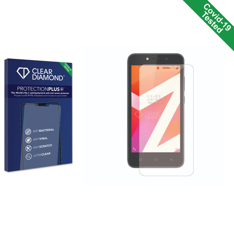 Clear Diamond Anti-viral Screen Protector for Lava Z1s