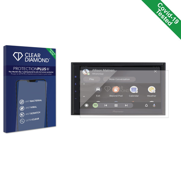 Clear Diamond Anti-viral Screen Protector for Pioneer DMH-WC5700NEX
