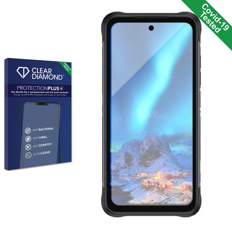 Clear Diamond Anti-viral Screen Protector for Umidigi Bison X20