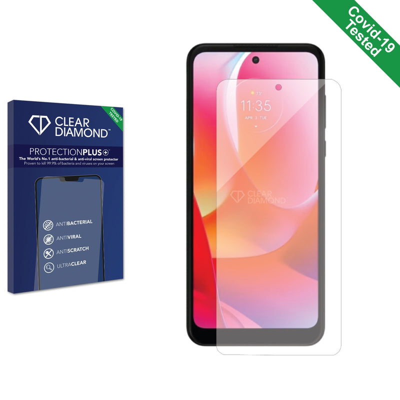 Clear Diamond Anti-viral Screen Protector for Motorola Moto G Power 2022