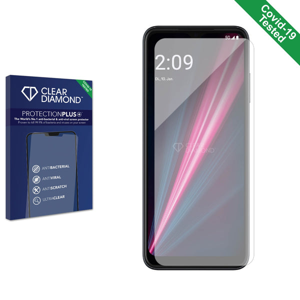 Clear Diamond Anti-viral Screen Protector for Telekom T Phone Pro