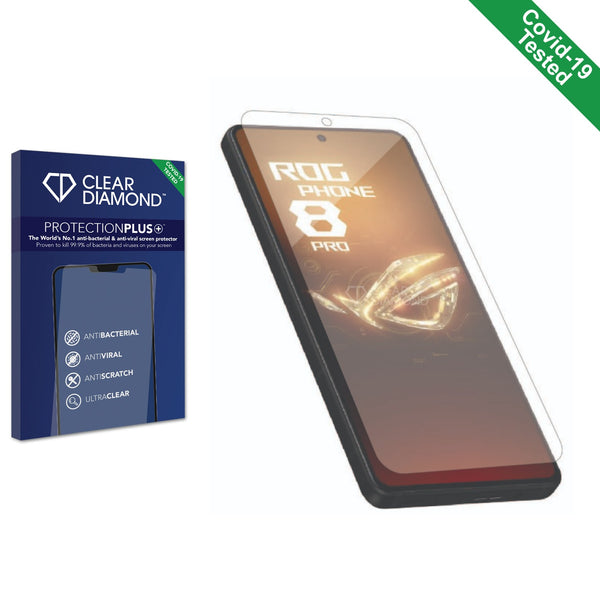 Clear Diamond Anti-viral Screen Protector for ASUS ROG Phone 8 Pro
