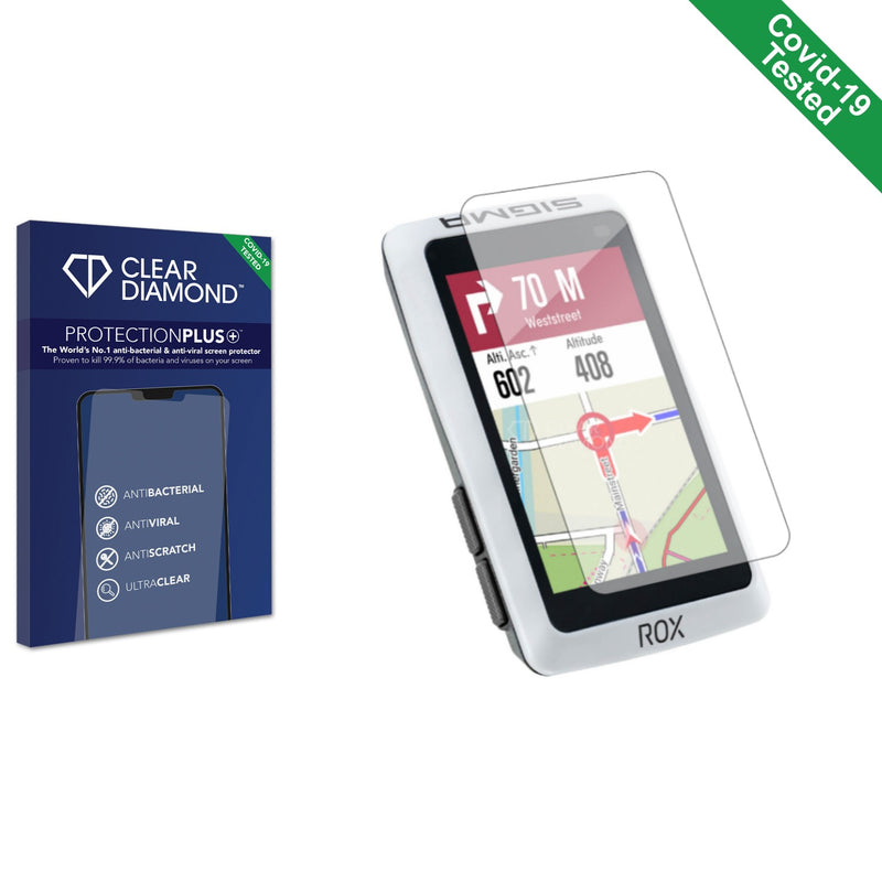 Clear Diamond Anti-viral Screen Protector for Sigma ROX 12.1 EVO