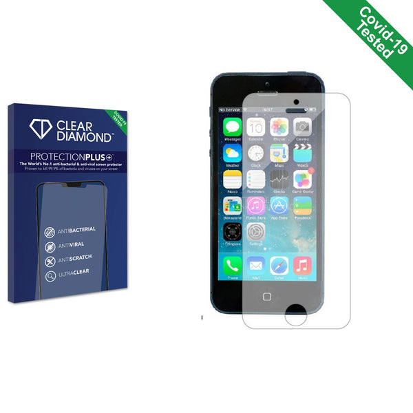 Clear Diamond Anti-viral Screen Protector for Apple iPhone SE