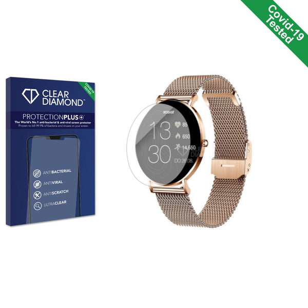 Clear Diamond Anti-viral Screen Protector for Xcoast X-Watch Siona 2