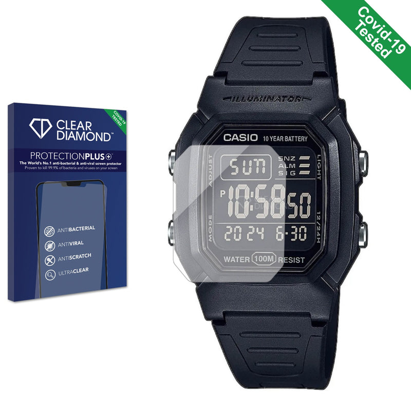 Pellicola Protettiva Brotect Per Casio W-800H-1AVES - 2 Pezzi Trasparente Anti-Impronte - Foto 13