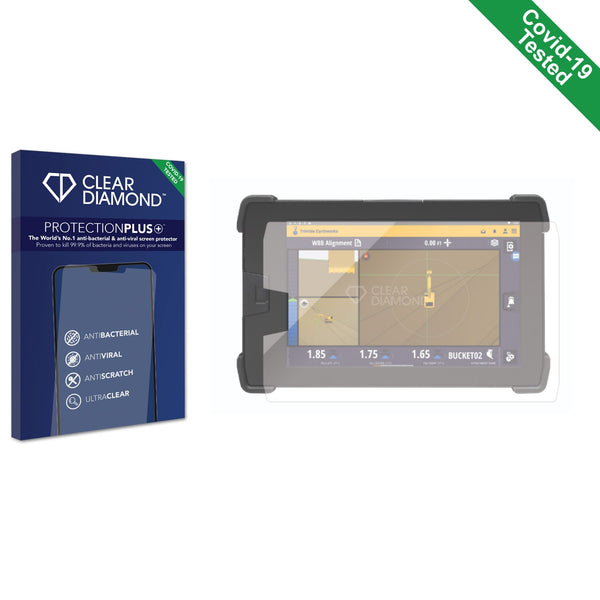 Clear Diamond Anti-viral Screen Protector for Trimble TD520