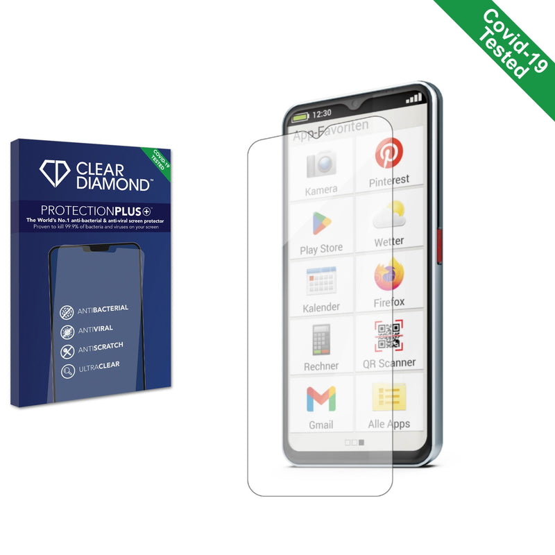 Clear Diamond Anti-viral Screen Protector for Emporia Smart 6