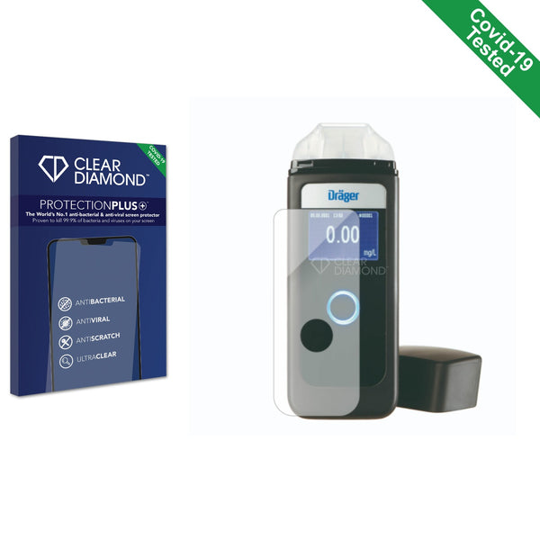 Clear Diamond Anti-viral Screen Protector for Drager Alcotest 4000