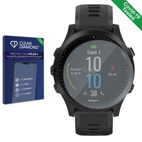 Clear Diamond Anti-viral Screen Protector for Garmin Forerunner 945