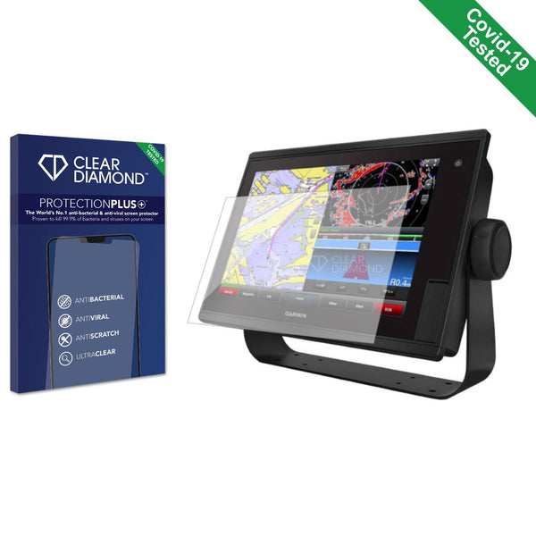 Clear Diamond Anti-viral Screen Protector for Garmin GPSMAP 1222 Touch