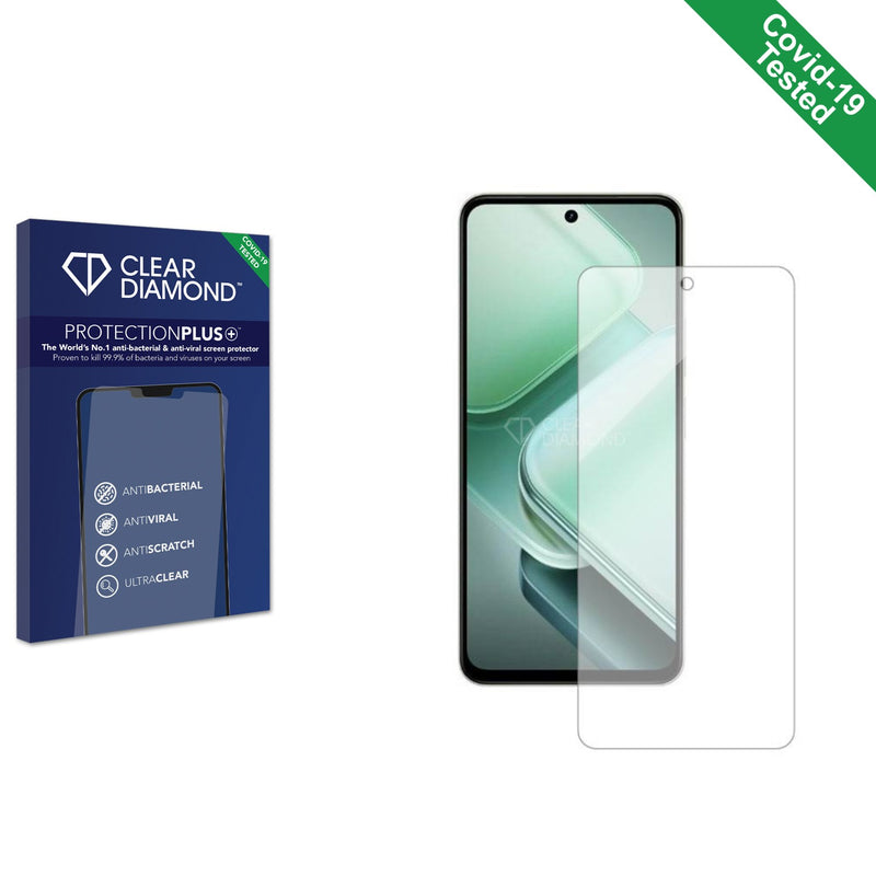 Clear Diamond Anti-viral Screen Protector for Vivo iQOO Z9x