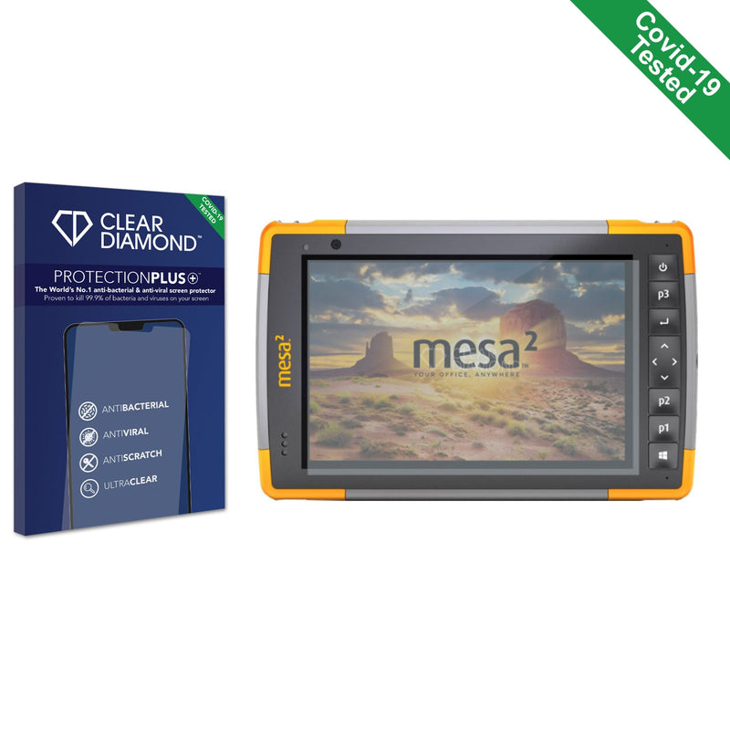 Clear Diamond Anti-viral Screen Protector for Juniper Systems Mesa 2 Rugged Tablet