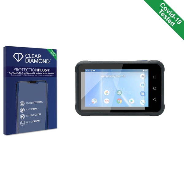 Clear Diamond Anti-viral Screen Protector for Unitech WD200