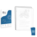 3pk Optic+ Nano Glass Screen Protectors for Amazon Kindle Scribe 2025